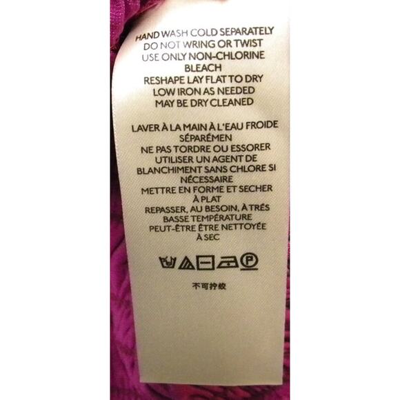 Anthropologie Velvet Smocked Peasant Blouse Long Sleeve Magenta Pink Crop Medium - Picture 4 of 5